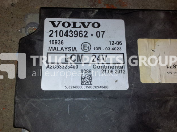 VOLVO FH13, FM13, EURO4 ,EURO5, LCM lightning control unit 21043962, 2 control unit - ECU 适用于 卡车:图2 VOLVO FH13, FM13, EURO4 ,EURO5, LCM lightning control unit 21043962, 2 control unit - ECU 适用于 卡车:图2