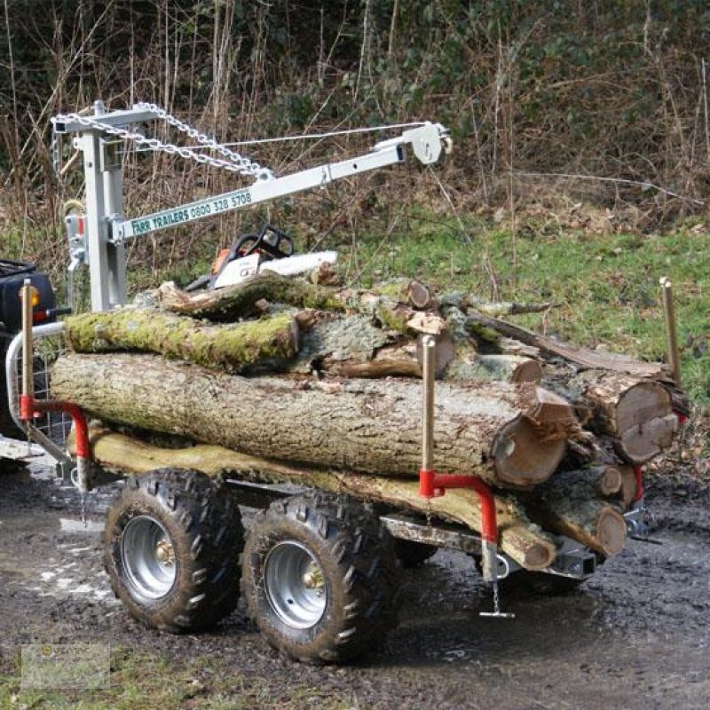 Vemac ATV Quad 2ton Rückewagen Holzrückewagen Forst Kran Traktor - 林业拖车:图2 Vemac ATV Quad 2ton Rückewagen Holzrückewagen Forst Kran Traktor - 林业拖车:图2