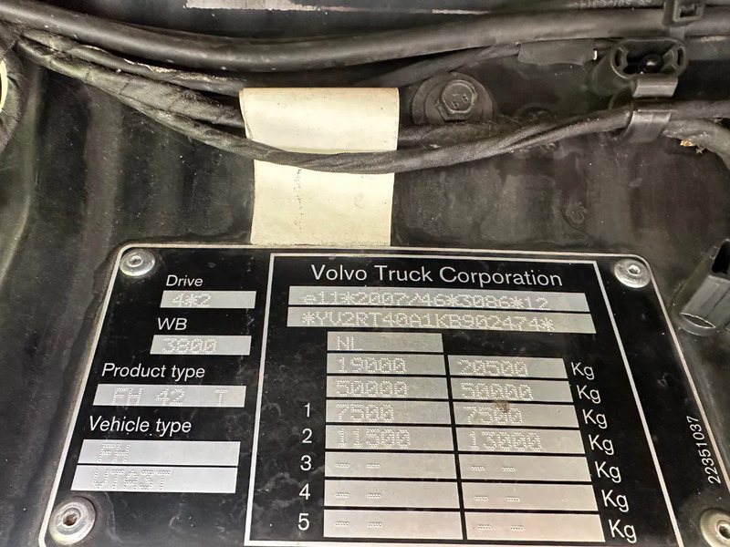 Volvo FH 500 / GLOBETROTTER / NL TRUCK / ALCOA / 2 TANK / TOP!! - 牵引车:图4 Volvo FH 500 / GLOBETROTTER / NL TRUCK / ALCOA / 2 TANK / TOP!! - 牵引车:图4