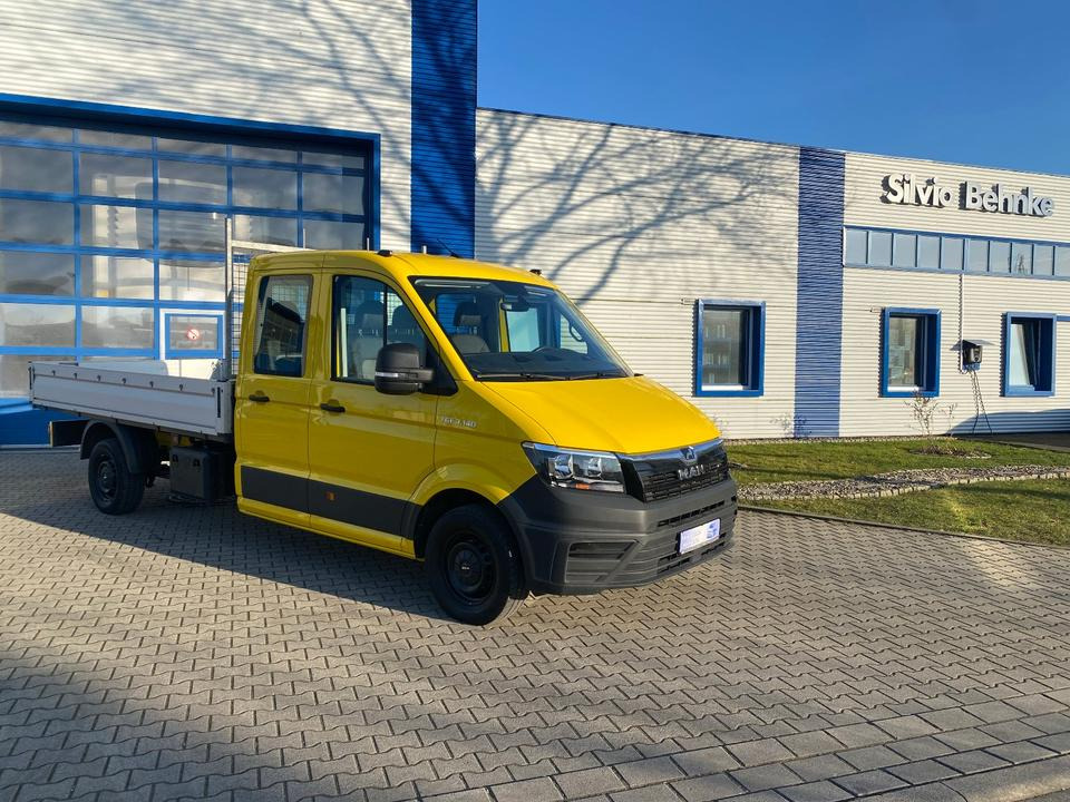 MAN TGE 3.140 Doka Pritsche Lang *STANDHZG* AHK*24 MONATE GARANTIE*1.HAND*INKL.19% MWST*SOFORT!* - 平板货车, 康比货车:图1 MAN TGE 3.140 Doka Pritsche Lang *STANDHZG* AHK*24 MONATE GARANTIE*1.HAND*INKL.19% MWST*SOFORT!* - 平板货车, 康比货车:图1