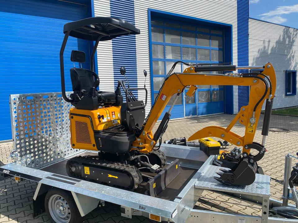小型挖掘机 Minibagger BK1300JSR + Tieflader + Zubehör *INKL.19% MWST*BERGER KRAUS*VERSTELLFAHRWERK* KUBOTA*SOFORT!*：图7
