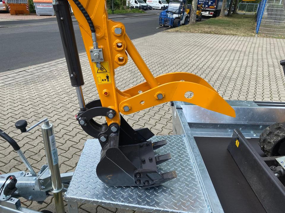 小型挖掘机 Minibagger BK1300JSR + Tieflader + Zubehör *INKL.19% MWST*BERGER KRAUS*VERSTELLFAHRWERK* KUBOTA*SOFORT!*：图8