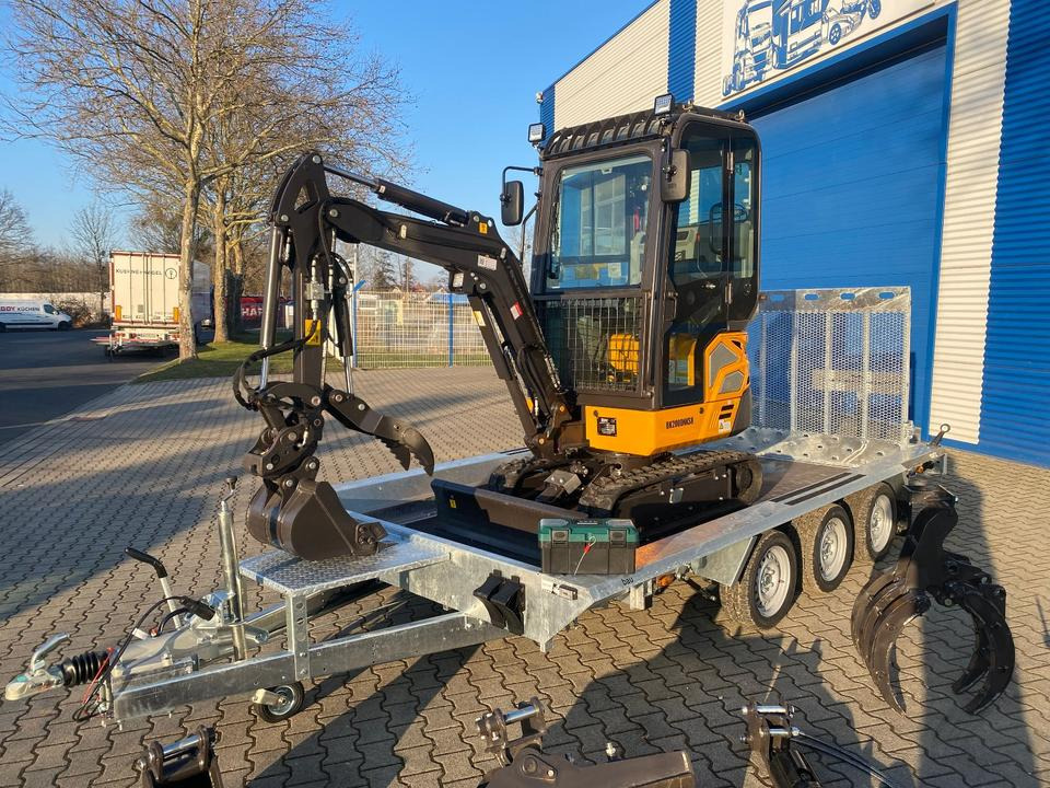 Minibagger BK2000NKSR + Tieflader + Zubehör *INKL.19% MWST*BERGER KRAUS*KUBOTA* KLIMA*SCHWENKARM*VERSTELLFAHRWERK* - 小型挖掘机:图4 Minibagger BK2000NKSR + Tieflader + Zubehör *INKL.19% MWST*BERGER KRAUS*KUBOTA* KLIMA*SCHWENKARM*VERSTELLFAHRWERK* - 小型挖掘机:图4