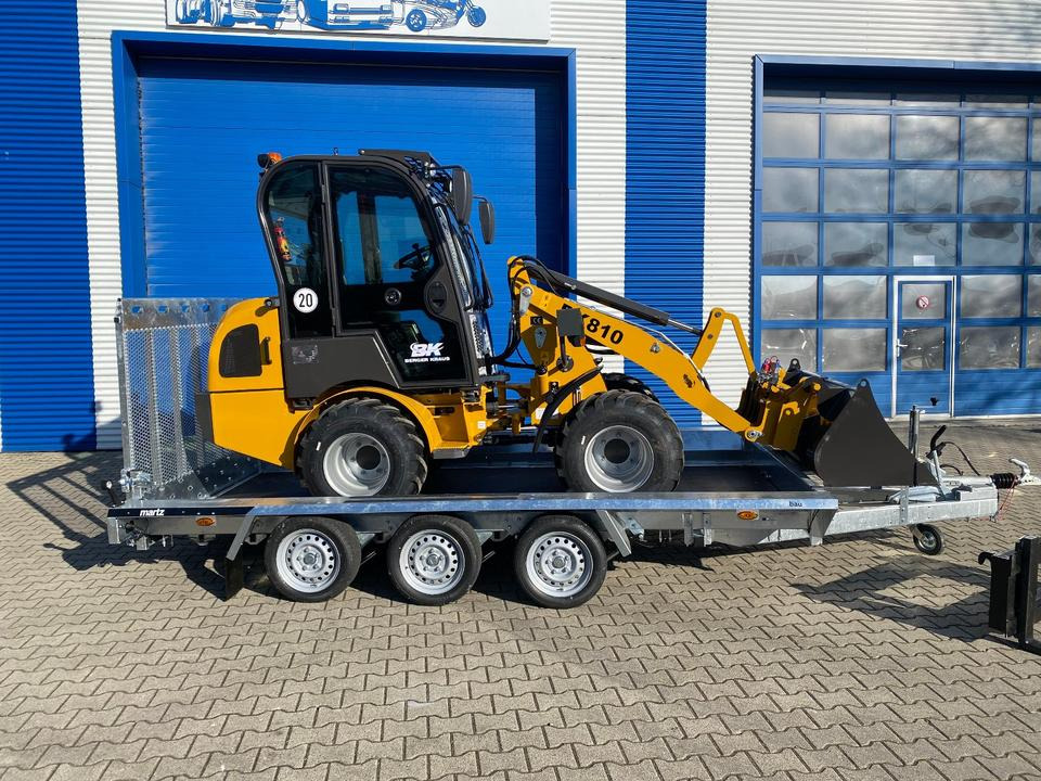 Radlader/Hoflader BK810 inkl. Tieflader und Gabel/Schaufelpaket *INKL.19% MWST*BERGER KRAUS* KUBOTA*EURO*CE* - 紧凑型装载机:图4 Radlader/Hoflader BK810 inkl. Tieflader und Gabel/Schaufelpaket *INKL.19% MWST*BERGER KRAUS* KUBOTA*EURO*CE* - 紧凑型装载机:图4