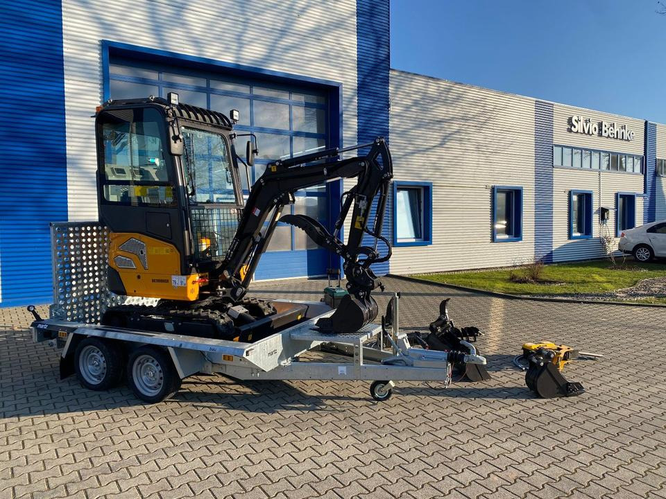 Vermietung / Minibagger 2-Tonnen inkl. Anhänger / Wochenende / Kabine / Verstellfahrwerk / Schwenkarm / Anbaugeräte/ - 其他机械:图2 Vermietung / Minibagger 2-Tonnen inkl. Anhänger / Wochenende / Kabine / Verstellfahrwerk / Schwenkarm / Anbaugeräte/ - 其他机械:图2