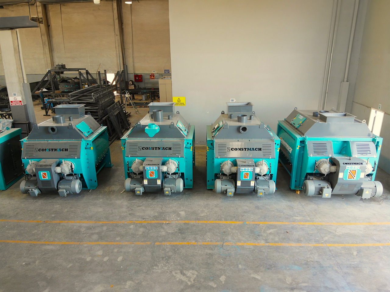 Constmach Mélangeur à Béton à Double Arbre ( Mélangeur à Palettes ) - 混凝土搅拌机:图4 Constmach Mélangeur à Béton à Double Arbre ( Mélangeur à Palettes ) - 混凝土搅拌机:图4