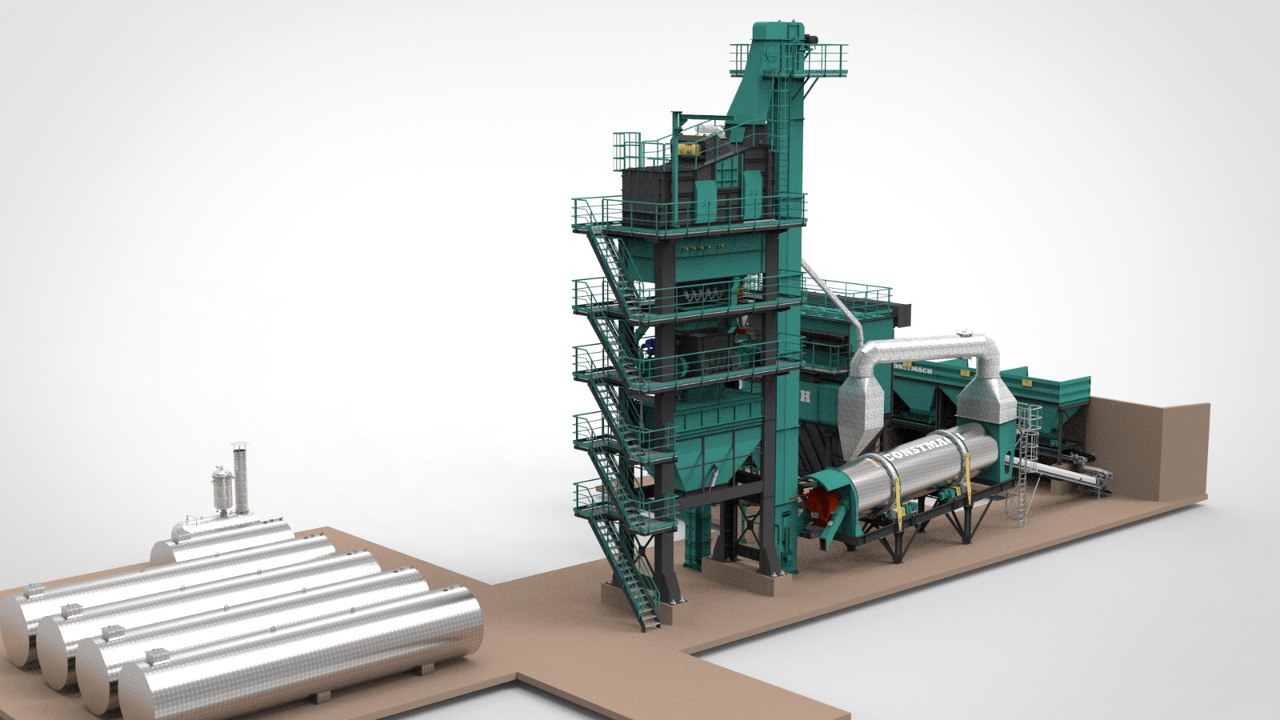 Constmach Stationary Asphalt Plant Delivered in Stock 2 Year Warranty - 沥青厂:图3 Constmach Stationary Asphalt Plant Delivered in Stock 2 Year Warranty - 沥青厂:图3