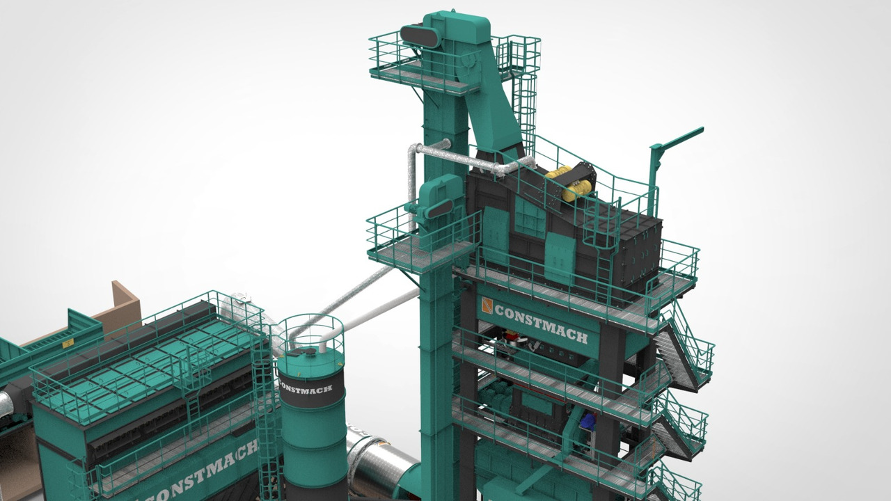 Constmach Stationary Asphalt Plant Delivered in Stock 2 Year Warranty - 沥青厂:图4 Constmach Stationary Asphalt Plant Delivered in Stock 2 Year Warranty - 沥青厂:图4