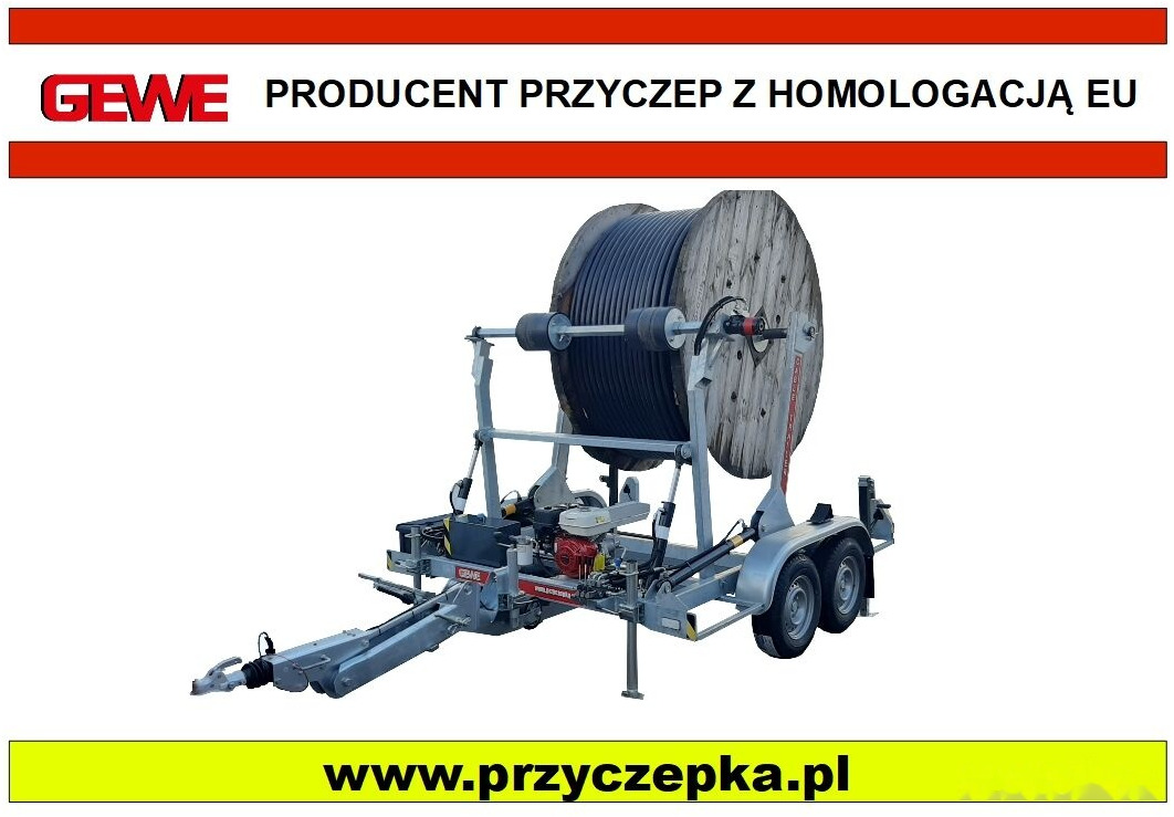 Gewe Hydrauliczna P3500 D/4H - 电缆拖车:图1 Gewe Hydrauliczna P3500 D/4H - 电缆拖车:图1