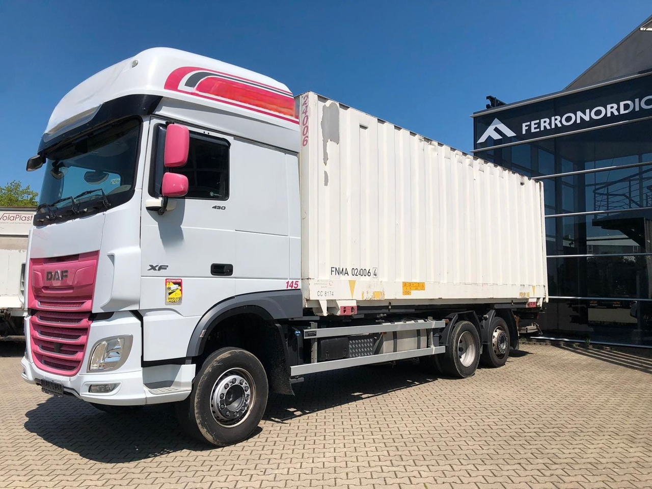 DAF XF450 SSC Lenk/Lift*LBW*AHK*Standkl.*inkl.Koffer - 集装箱运输车/ 可拆卸车身的卡车:图3 DAF XF450 SSC Lenk/Lift*LBW*AHK*Standkl.*inkl.Koffer - 集装箱运输车/ 可拆卸车身的卡车:图3