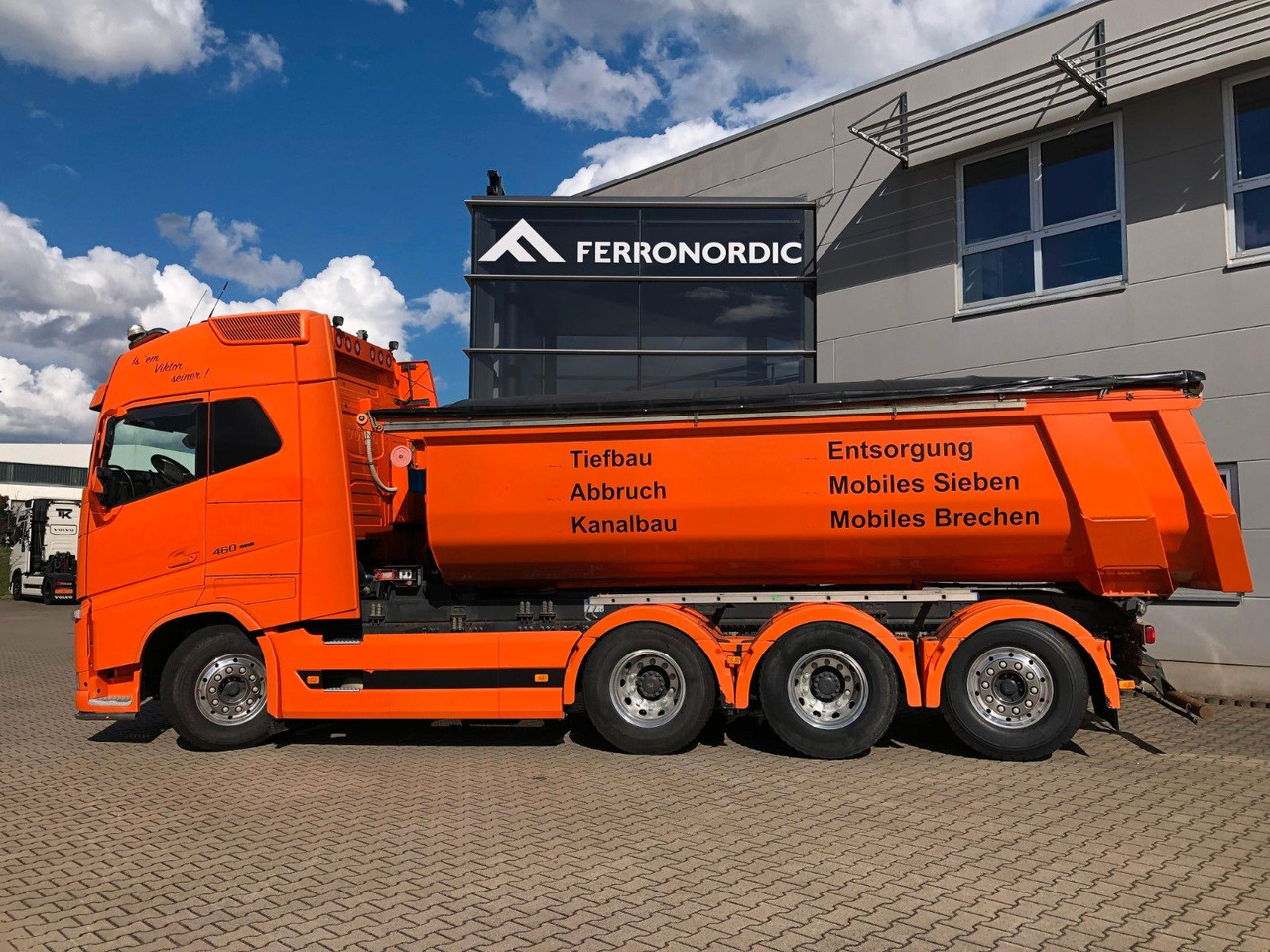 Volvo FH460 8x4 Tridem*Lift+LenkAchse*ALU*AHK*VollLuft - 翻斗车:图4 Volvo FH460 8x4 Tridem*Lift+LenkAchse*ALU*AHK*VollLuft - 翻斗车:图4