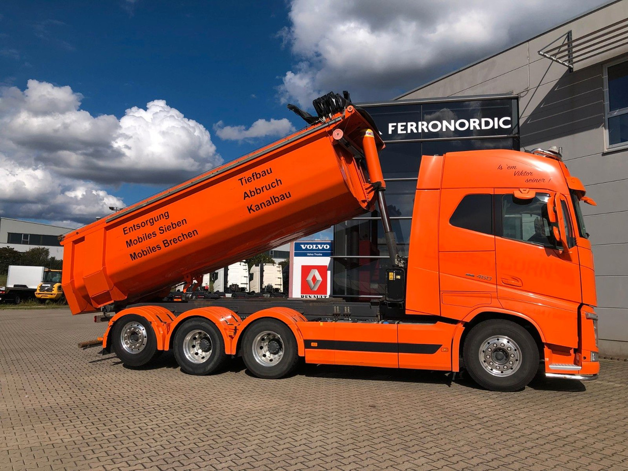 Volvo FH460 8x4 Tridem*TopZustand*excellent condition - 翻斗车:图1 Volvo FH460 8x4 Tridem*TopZustand*excellent condition - 翻斗车:图1