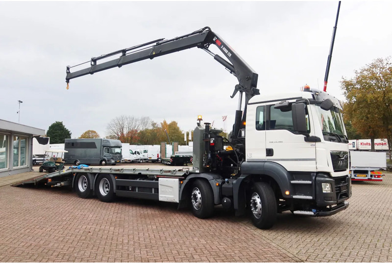 MAN TGS 35.360 Oprijwagen + HIAB 228 E3 Kraan 8x2 - 自动转运卡车:图2 MAN TGS 35.360 Oprijwagen + HIAB 228 E3 Kraan 8x2 - 自动转运卡车:图2