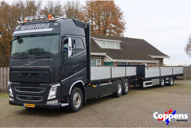Volvo FH 460 Open Laadbak + Aanhanger Nieuw Smart-TACHO generatie 2-V2 - 栏板式/ 平板卡车:图1 Volvo FH 460 Open Laadbak + Aanhanger Nieuw Smart-TACHO generatie 2-V2 - 栏板式/ 平板卡车:图1