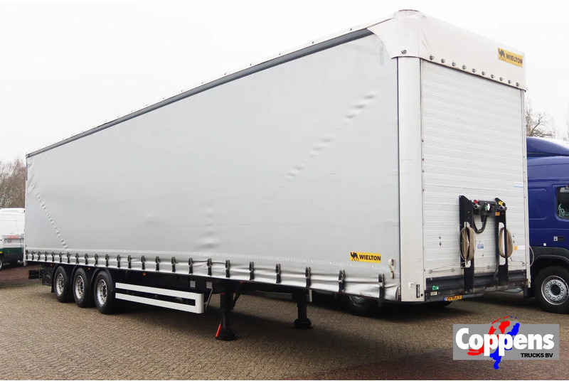 Wielton Mega Trailer with Terberg King Lifter contruction. Kooiaap aansluiting € 19.950.- netto. - 侧帘半拖车:图1 Wielton Mega Trailer with Terberg King Lifter contruction. Kooiaap aansluiting € 19.950.- netto. - 侧帘半拖车:图1