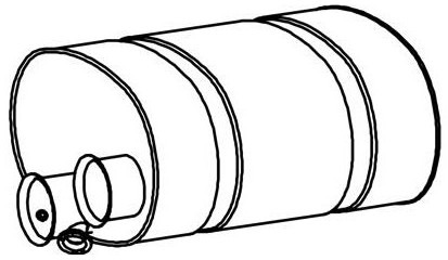 Katalysator SCR Euro 4/5 VOLVO B9, B12 - Dinex 80392 20703415 - 催化转化器 适用于 卡车:图2 Katalysator SCR Euro 4/5 VOLVO B9, B12 - Dinex 80392 20703415 - 催化转化器 适用于 卡车:图2