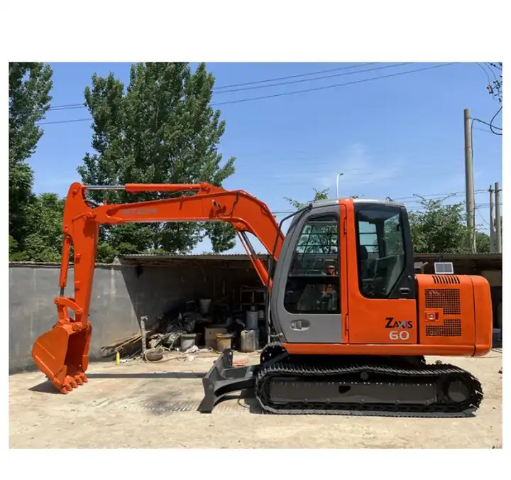 Original Small Size Second Hand Excavating Equipment Cheap Price Excellent Quality Used Hitachi Zx60 Excavator With Blade - 履带式挖掘机:图2 Original Small Size Second Hand Excavating Equipment Cheap Price Excellent Quality Used Hitachi Zx60 Excavator With Blade - 履带式挖掘机:图2