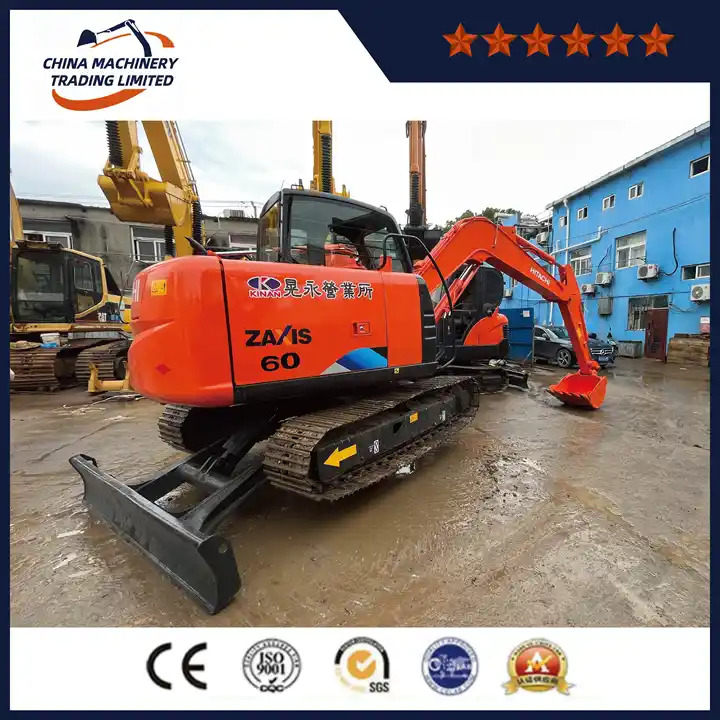 Original Small Size Second Hand Excavating Equipment Cheap Price Excellent Quality Used Hitachi Zx60 Excavator With Blade - 履带式挖掘机:图4 Original Small Size Second Hand Excavating Equipment Cheap Price Excellent Quality Used Hitachi Zx60 Excavator With Blade - 履带式挖掘机:图4