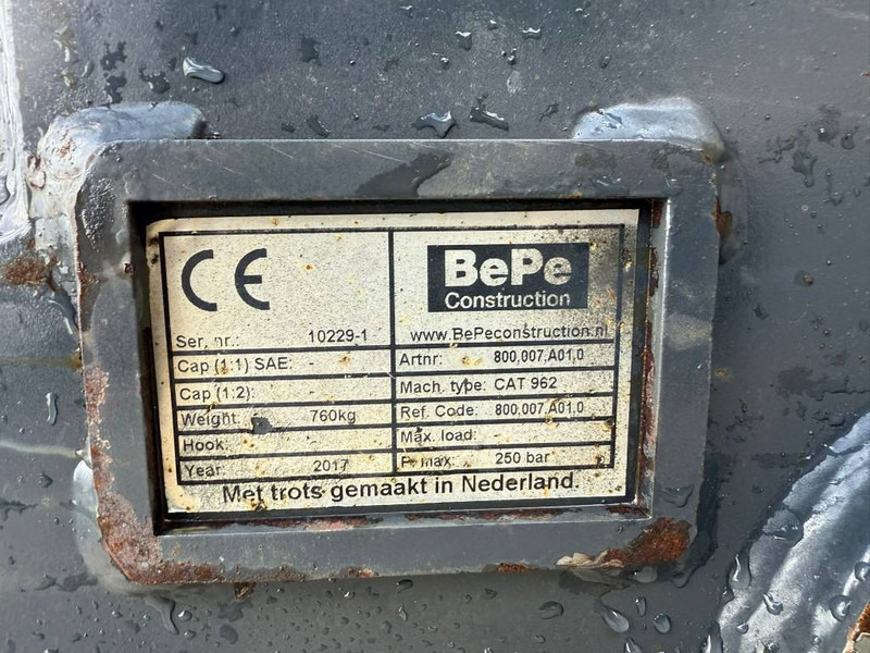 快速耦合器 适用于 建筑机械 Bepe Caterpillar 962 Verachtert quick coupler NEW!:图7 快速耦合器 适用于 建筑机械 Bepe Caterpillar 962 Verachtert quick coupler NEW!:图7