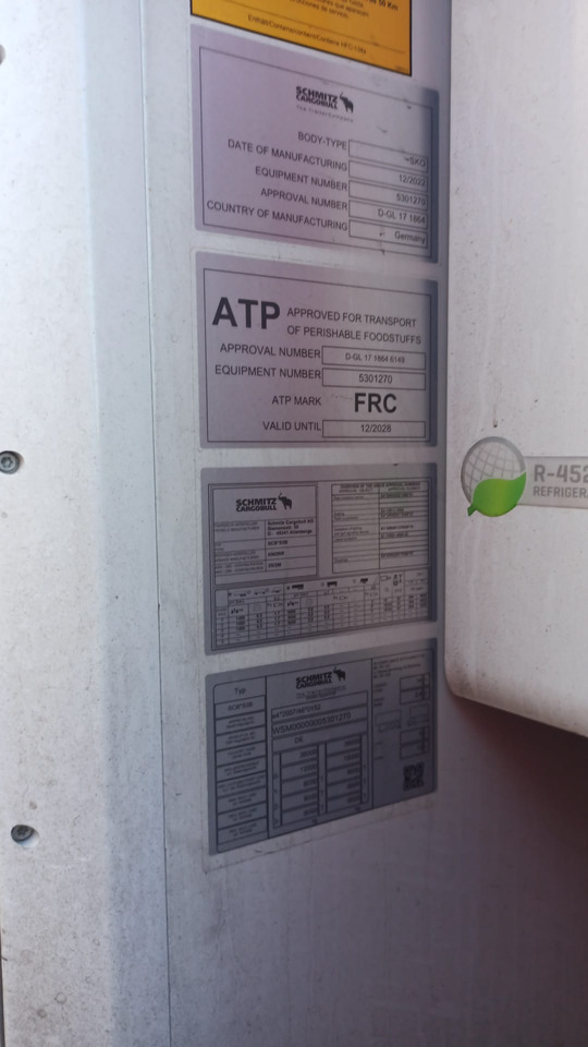 SCHMITZ CARGOBULL ThermoKing SKO 24/L - 13.4 FP COOL V7 FP 60 SMART - 冷藏半拖车:图3 SCHMITZ CARGOBULL ThermoKing SKO 24/L - 13.4 FP COOL V7 FP 60 SMART - 冷藏半拖车:图3