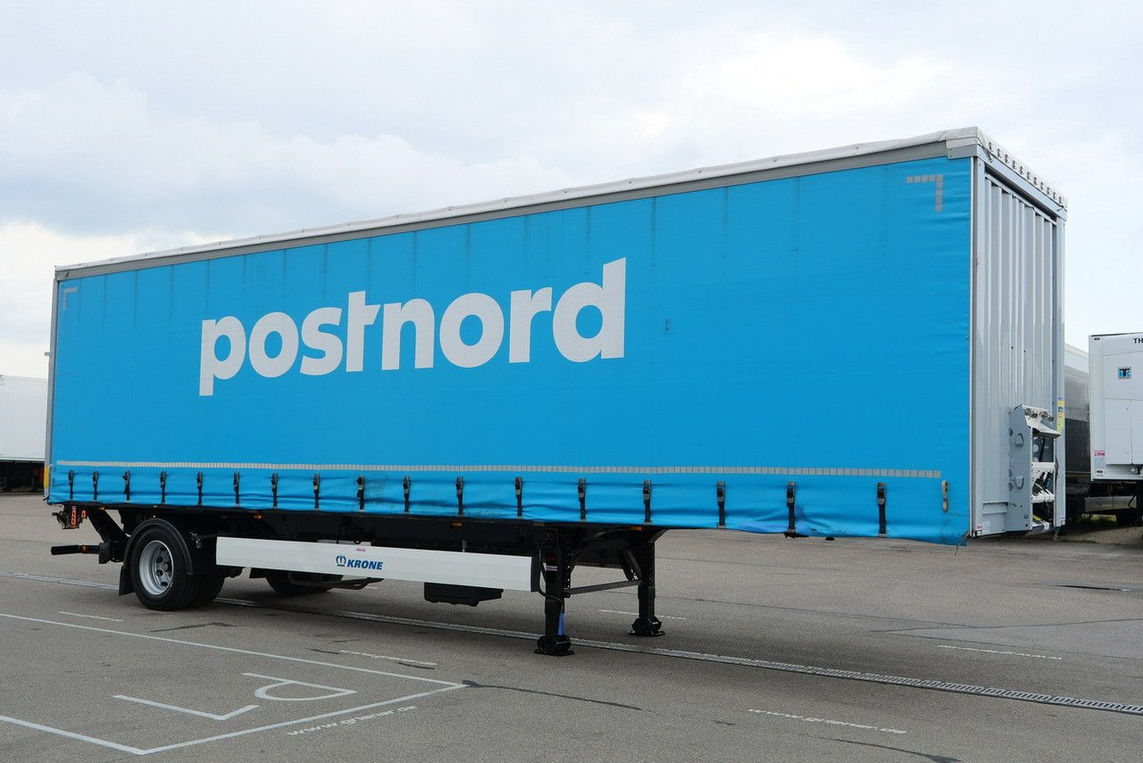 Krone CITYSATTEL  KRONE 1-achs SEP 10/ BPW/TRIDEC lenk - 侧帘半拖车:图4 Krone CITYSATTEL  KRONE 1-achs SEP 10/ BPW/TRIDEC lenk - 侧帘半拖车:图4