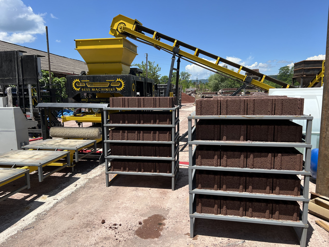 砌块机 Bess Machine PRS-1200 | Automatic Concrete Block Machine：图6