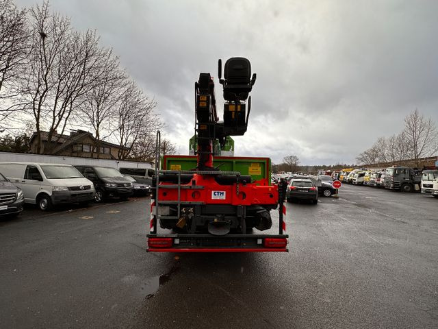 DAF CF 370 mit Kran Klima Tempomat - 栏板式/ 平板卡车, 起重车:图4 DAF CF 370 mit Kran Klima Tempomat - 栏板式/ 平板卡车, 起重车:图4