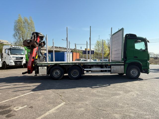 Mercedes-Benz Actros 2571 Holztransporter mit Kran - 木材运输车, 起重车:图5 Mercedes-Benz Actros 2571 Holztransporter mit Kran - 木材运输车, 起重车:图5