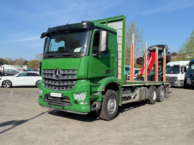 Mercedes-Benz Actros 2571 Holztransporter mit Kran - 木材运输车, 起重车:图3 Mercedes-Benz Actros 2571 Holztransporter mit Kran - 木材运输车, 起重车:图3