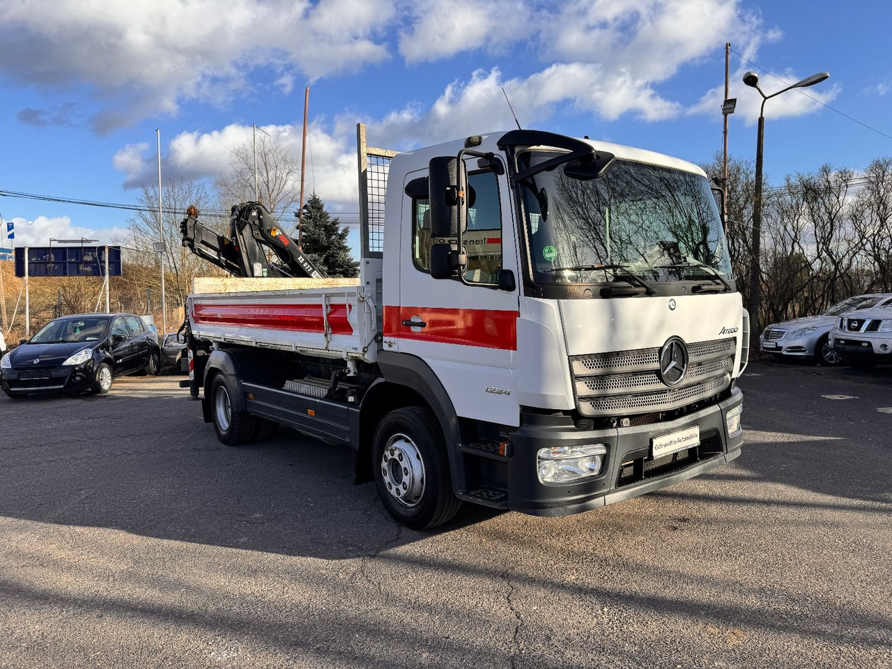 Mercedes-Benz Atego 1224 Kipper - Kran - 翻斗车, 起重车:图2 Mercedes-Benz Atego 1224 Kipper - Kran - 翻斗车, 起重车:图2