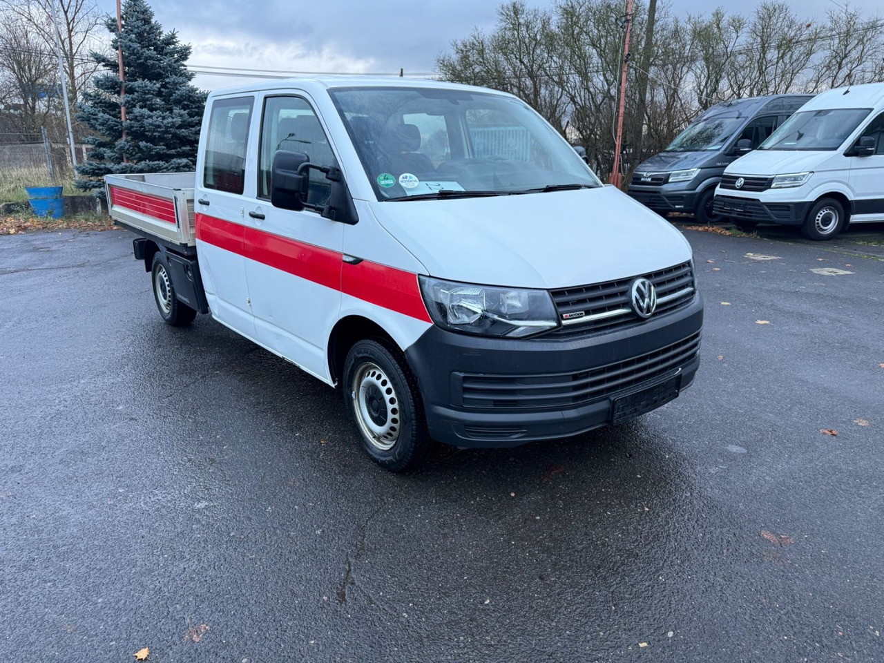 Volkswagen T6 Automatik Pritsche lang Doppelkabine - 平板货车:图2 Volkswagen T6 Automatik Pritsche lang Doppelkabine - 平板货车:图2