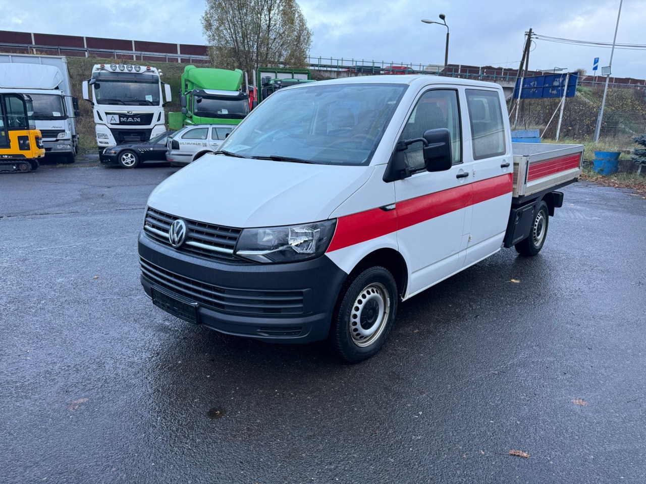 Volkswagen T6 Automatik Pritsche lang Doppelkabine - 平板货车:图3 Volkswagen T6 Automatik Pritsche lang Doppelkabine - 平板货车:图3