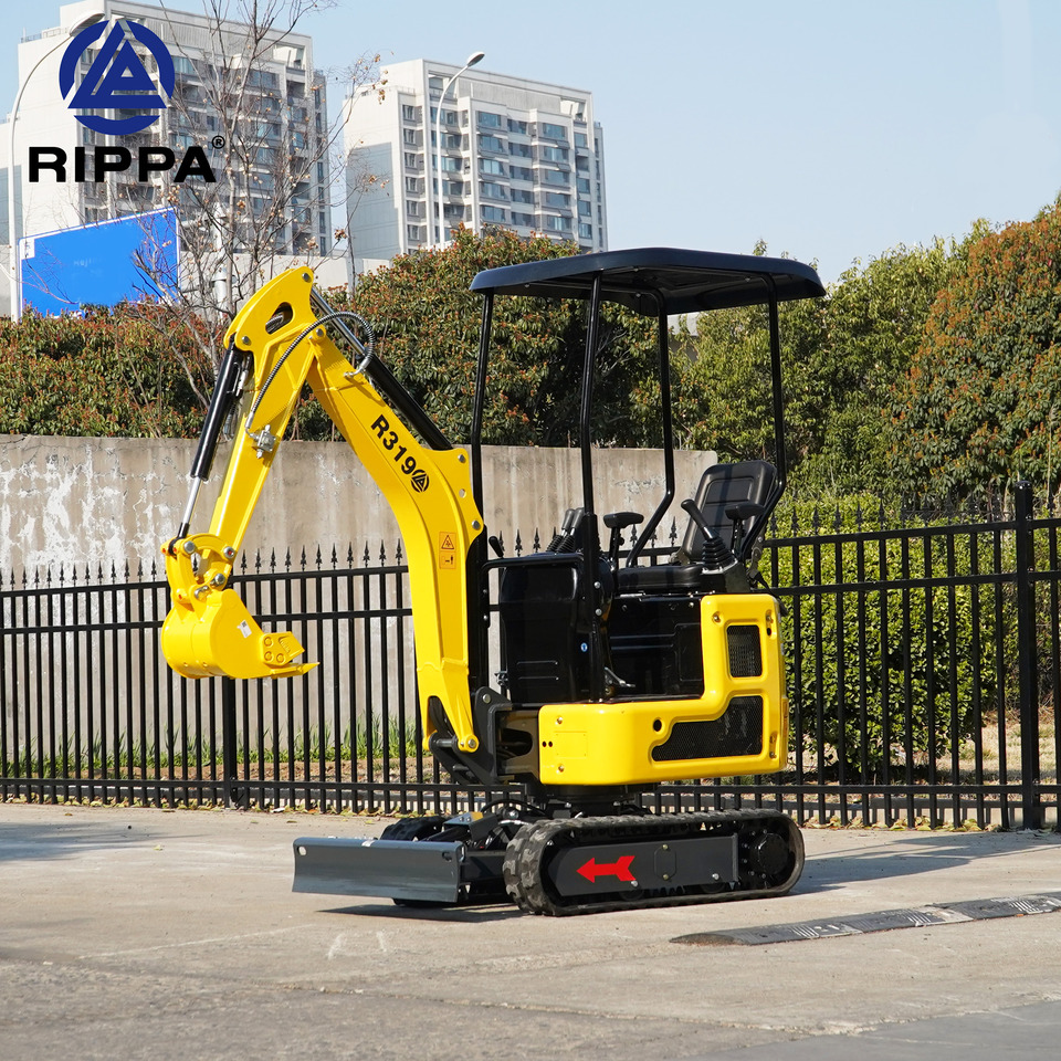 Rippa R319 Pilot Control|Kubota Engine|Euro 5|CE|Telescopic chassis|Lateral swing mini excavator - 小型挖掘机:图1 Rippa R319 Pilot Control|Kubota Engine|Euro 5|CE|Telescopic chassis|Lateral swing mini excavator - 小型挖掘机:图1