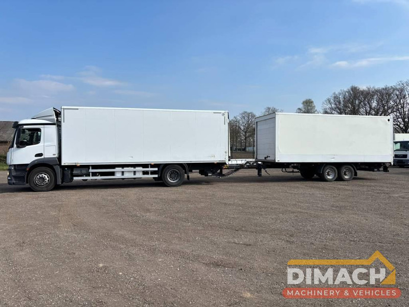 Mercedes-Benz Actros 1833 4x2 - aanhanger koffer, Euro 6 - 厢式卡车:图1 Mercedes-Benz Actros 1833 4x2 - aanhanger koffer, Euro 6 - 厢式卡车:图1