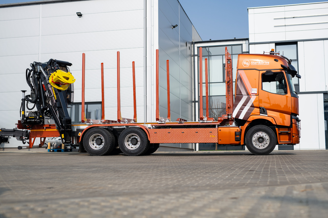 RENAULT TRUCKS C P6X4 Zabudowa do transportu drewna / Timber transport truck / Holztransportwagen/Camion de transport lemn - 木材运输车, 电动卡车:图1 RENAULT TRUCKS C P6X4 Zabudowa do transportu drewna / Timber transport truck / Holztransportwagen/Camion de transport lemn - 木材运输车, 电动卡车:图1