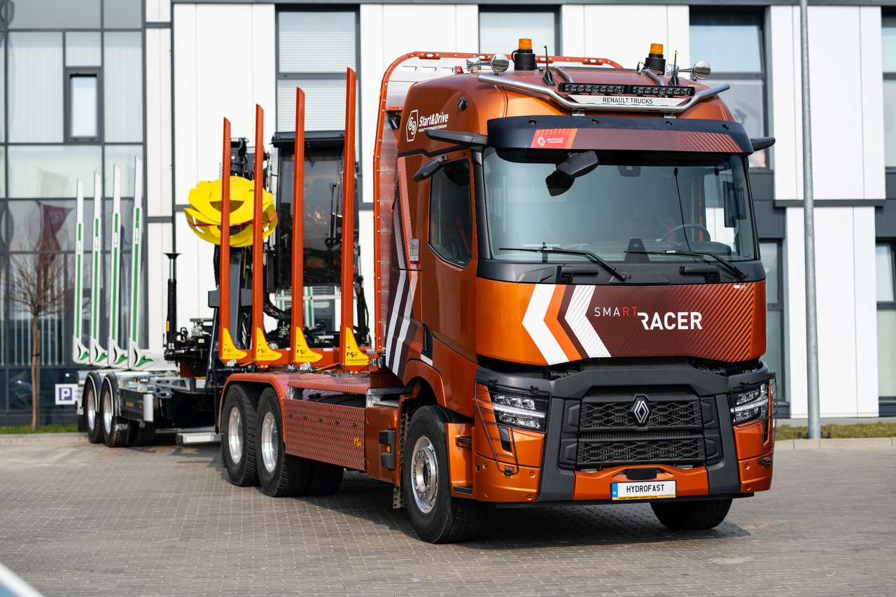 RENAULT TRUCKS C P6X4 Zabudowa do transportu drewna / Timber transport truck / Holztransportwagen/Camion de transport lemn - 木材运输车, 电动卡车:图3 RENAULT TRUCKS C P6X4 Zabudowa do transportu drewna / Timber transport truck / Holztransportwagen/Camion de transport lemn - 木材运输车, 电动卡车:图3