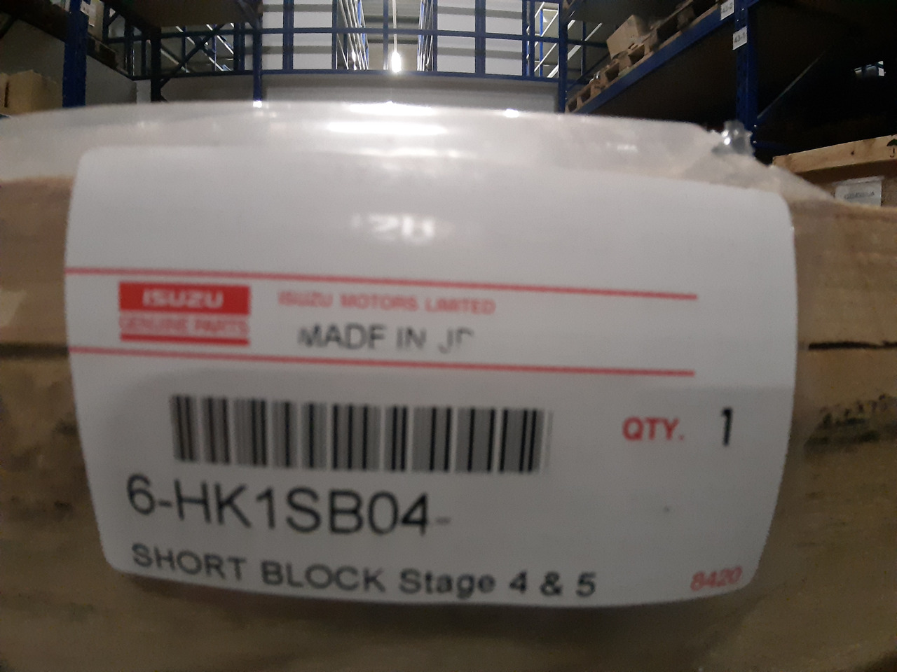 Isuzu ** NEW ** Short block 6HK1 stage 4 & 5 - 汽缸体 适用于 挖掘机:图1 Isuzu ** NEW ** Short block 6HK1 stage 4 & 5 - 汽缸体 适用于 挖掘机:图1