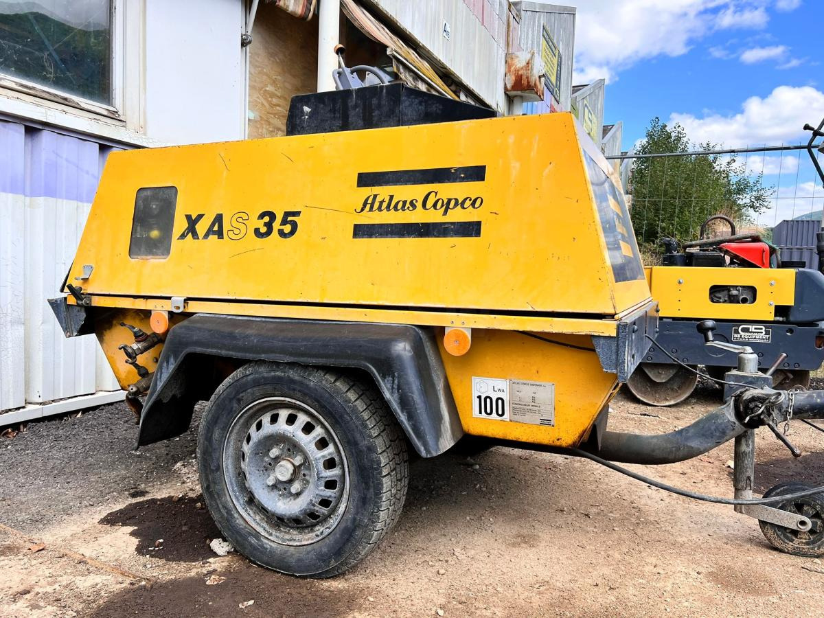 Atlas copco XAS 35 COMPRESSEUR 9BAR SUR REMORQUE (NET DE TVA) - 空气压缩机:图1 Atlas copco XAS 35 COMPRESSEUR 9BAR SUR REMORQUE (NET DE TVA) - 空气压缩机:图1