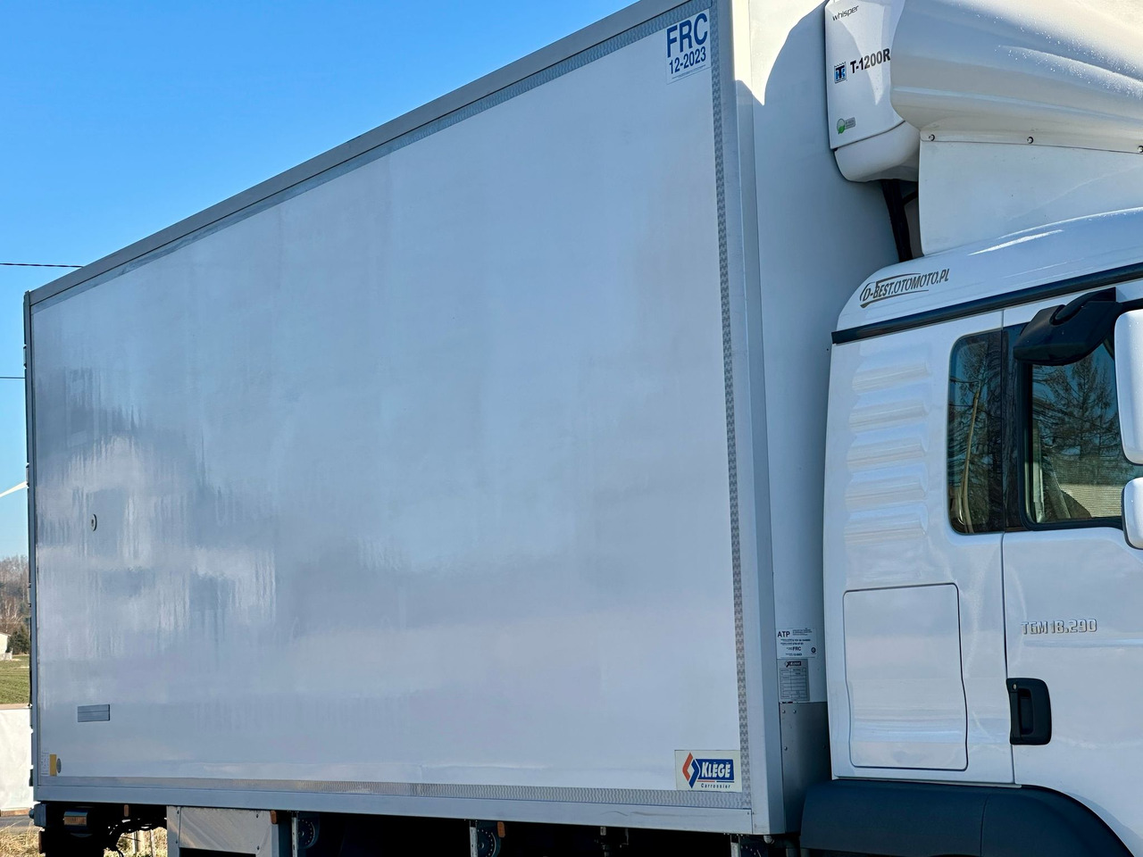 冷藏车 MAN TGM 18.290 / CHŁODNIA / WINDA / 18 EUROPALET / NISKI PRZEBIEG / AUTOMAT/ DRUKARKA / SYPIALKA / 2018 ROK / THERMO KING 1200：图11