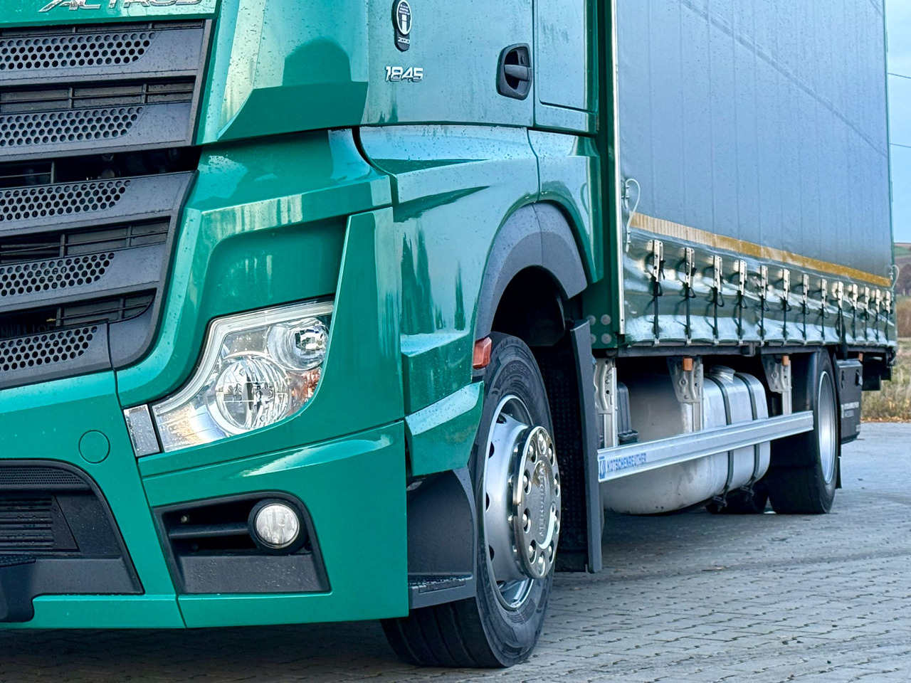 侧帘卡车 MERCEDES-BENZ ACTROS 1845 / FIRANKA / 19 EUROPALET / DUŻA KABINA / AUTOMAT / 2021：图10