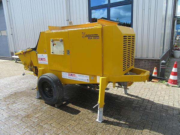 2014 PUTZMEISTER BSA 1005 DC- concrete pump. - 固定式混凝土泵:图2 2014 PUTZMEISTER BSA 1005 DC- concrete pump. - 固定式混凝土泵:图2