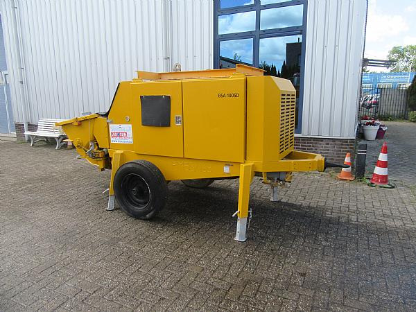 2014 PUTZMEISTER BSA 1005 DC- concrete pump. - 固定式混凝土泵:图2 2014 PUTZMEISTER BSA 1005 DC- concrete pump. - 固定式混凝土泵:图2