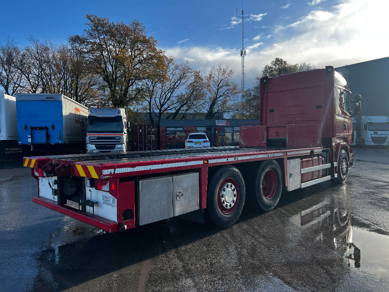 Scania R500 V8 Highline 6x2, Retarder, Euro 5 - 栏板式/ 平板卡车:图3 Scania R500 V8 Highline 6x2, Retarder, Euro 5 - 栏板式/ 平板卡车:图3