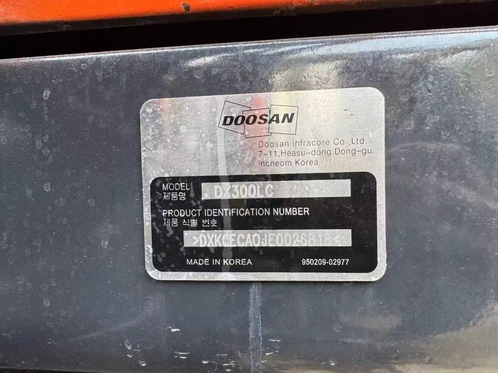 Doosan DX 300 LC - 履带式挖掘机:图5 Doosan DX 300 LC - 履带式挖掘机:图5