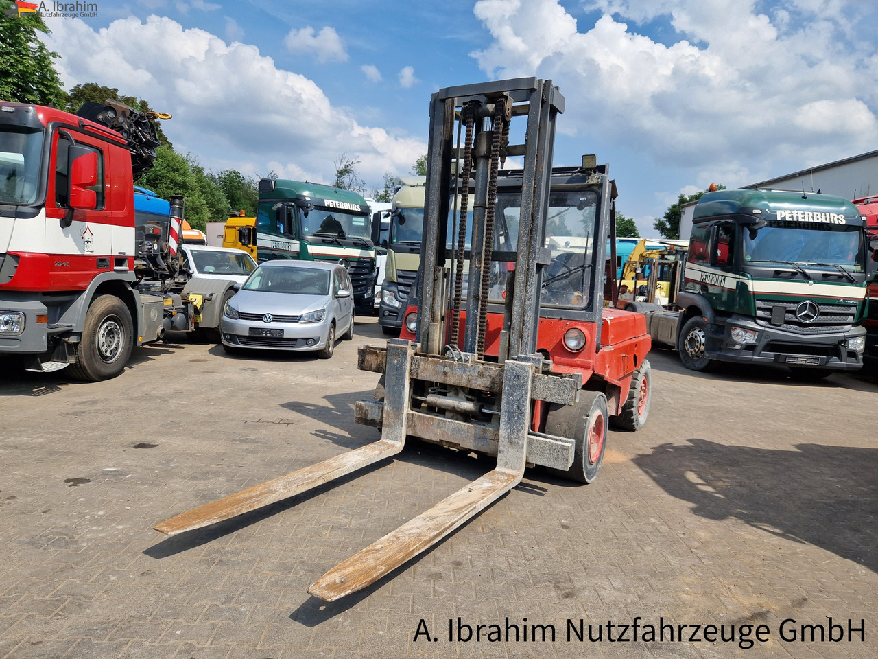 Linde H60 Tragfähigkeit 6000 kg ,3800 mm Hubhöhe, 2x vorhanden - 柴油叉车:图5 Linde H60 Tragfähigkeit 6000 kg ,3800 mm Hubhöhe, 2x vorhanden - 柴油叉车:图5