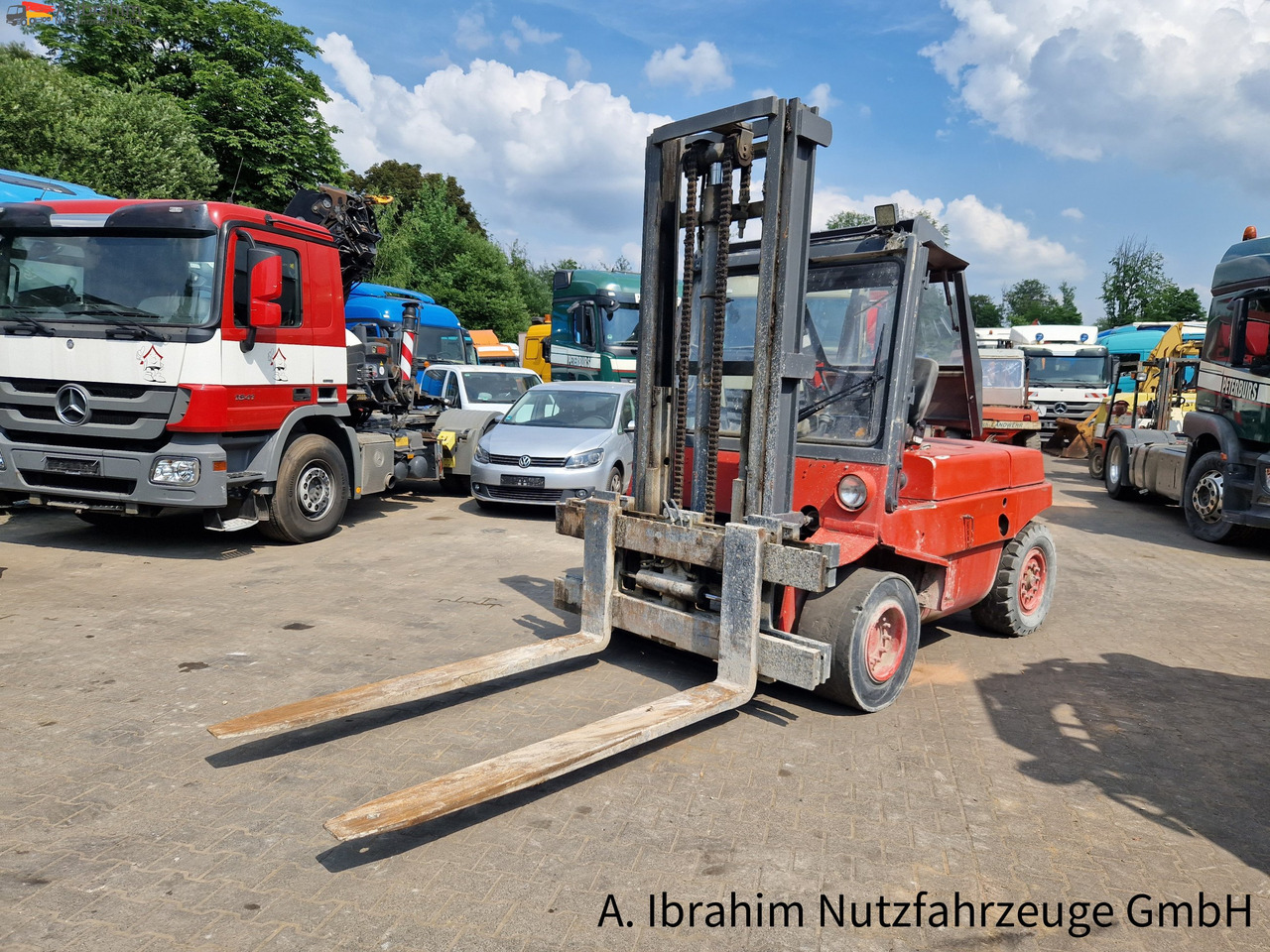 Linde H60 Tragfähigkeit 6000 kg ,3800 mm Hubhöhe, 2x vorhanden - 柴油叉车:图4 Linde H60 Tragfähigkeit 6000 kg ,3800 mm Hubhöhe, 2x vorhanden - 柴油叉车:图4