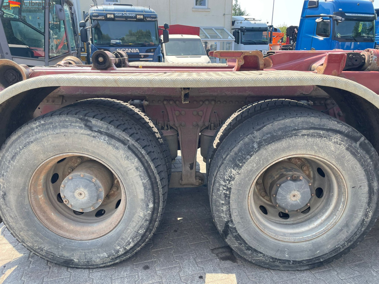 Mercedes-Benz 2643 6x4 | Blatt Luft | Meiller Haken, mp1 - 吊钩升降车:图5 Mercedes-Benz 2643 6x4 | Blatt Luft | Meiller Haken, mp1 - 吊钩升降车:图5
