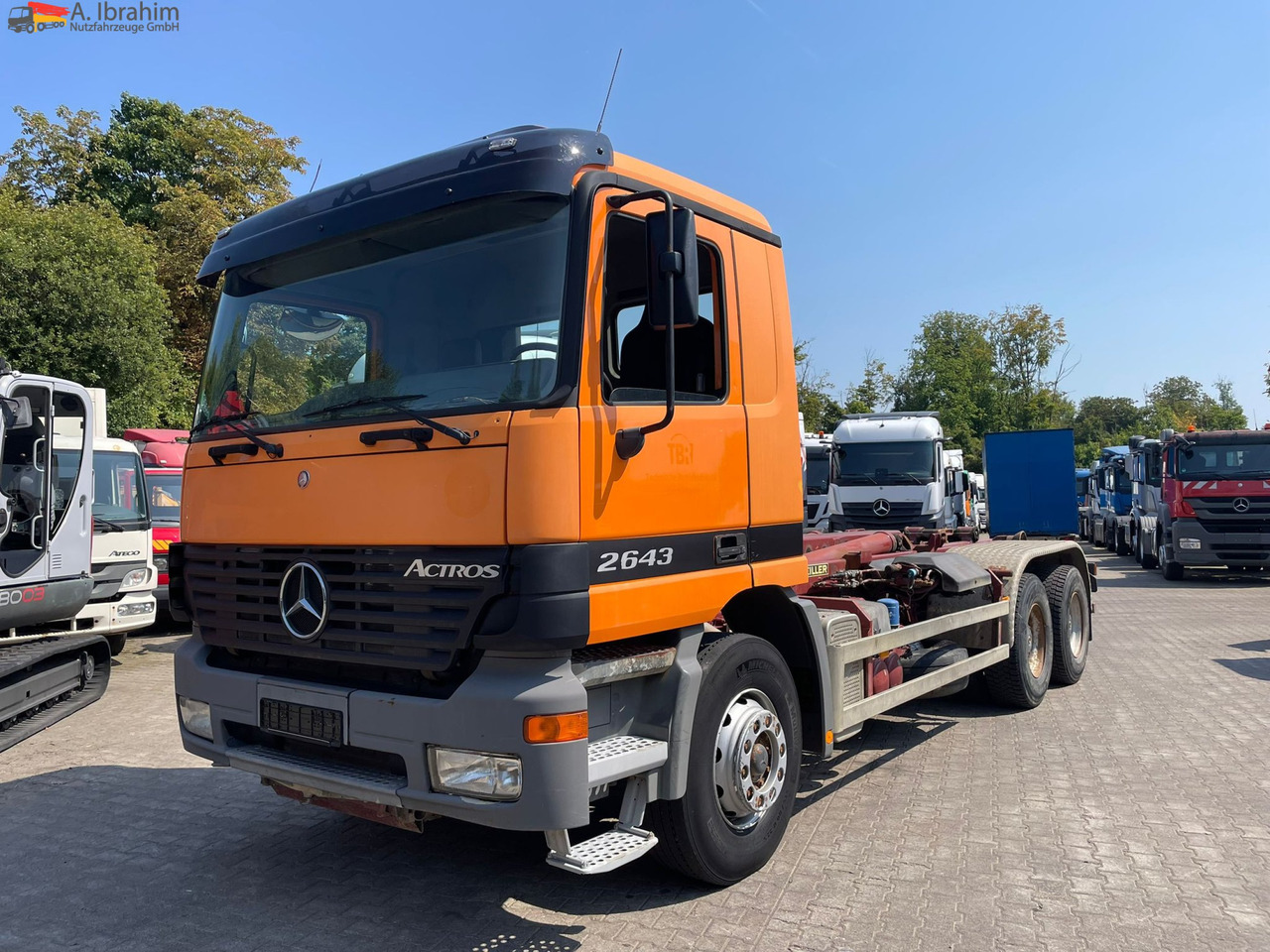吊钩升降车 Mercedes-Benz 2643 6x4 | Blatt Luft | Meiller Haken, mp1：图8