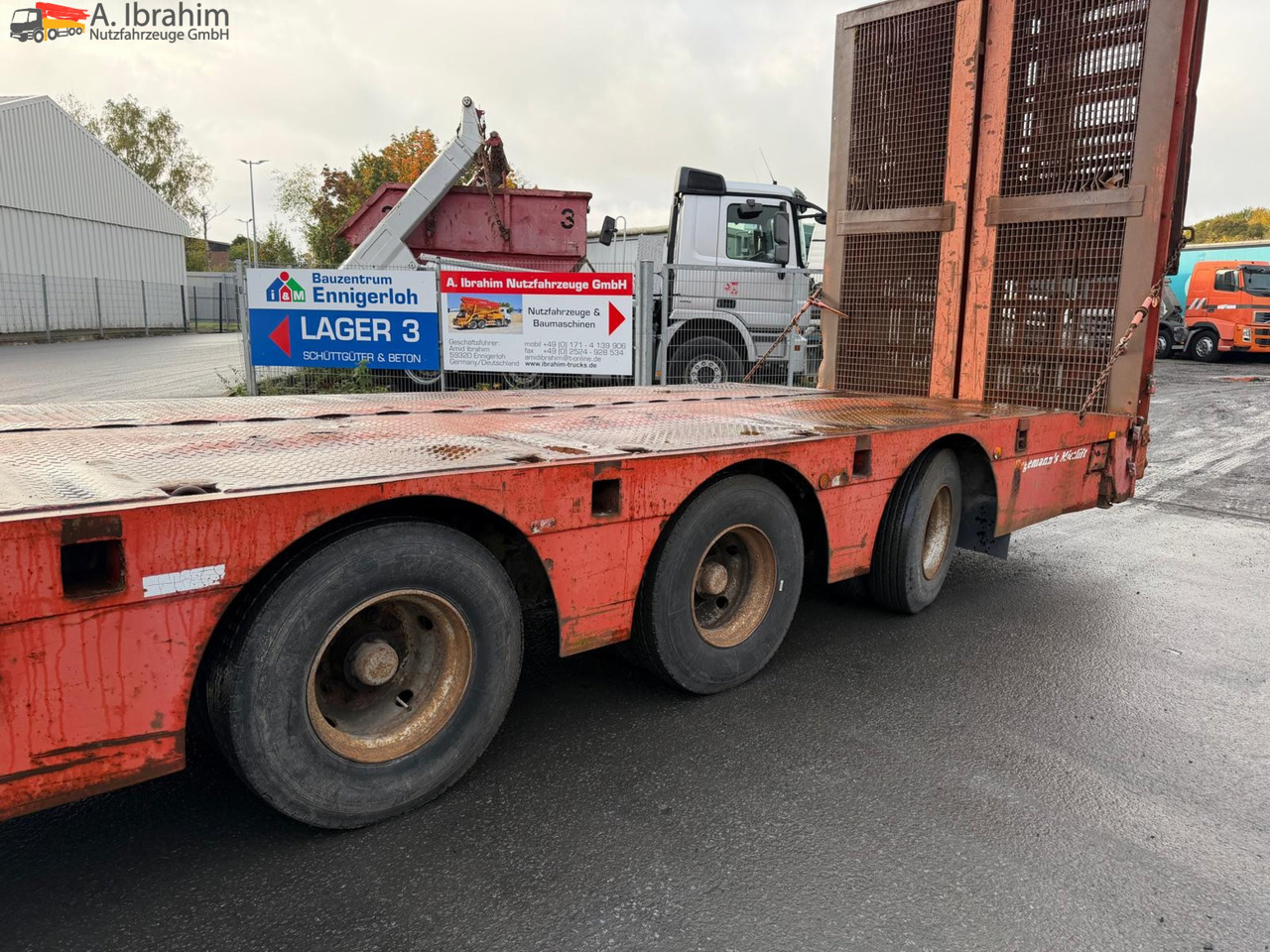 Nooteboom OSD-48-03 V/L ausziehbar | 1 x Lenkachse | Rampen - 低装载半拖车:图3 Nooteboom OSD-48-03 V/L ausziehbar | 1 x Lenkachse | Rampen - 低装载半拖车:图3