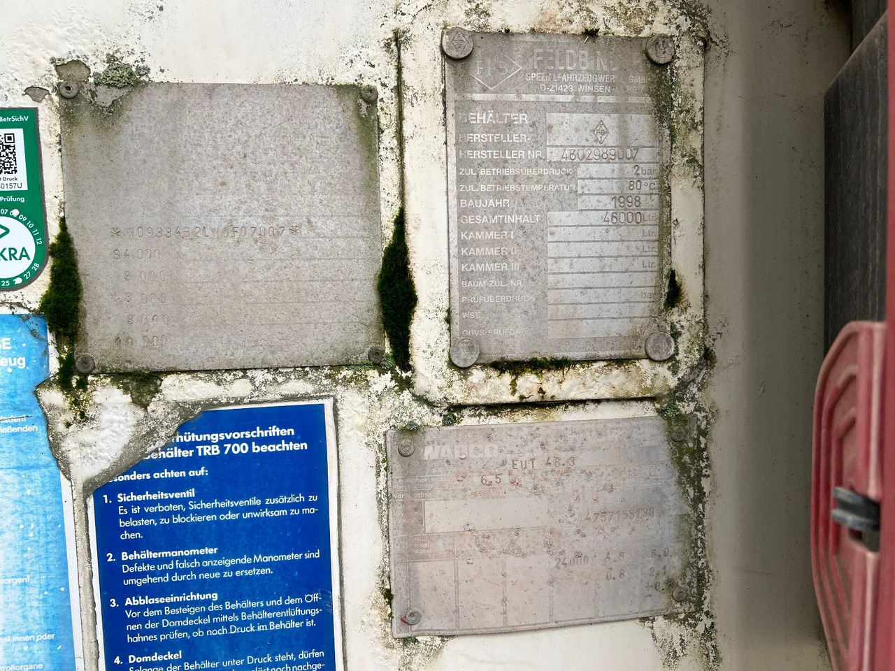 Feldbinder EUT 46,3 - 筒仓拖车:图5 Feldbinder EUT 46,3 - 筒仓拖车:图5